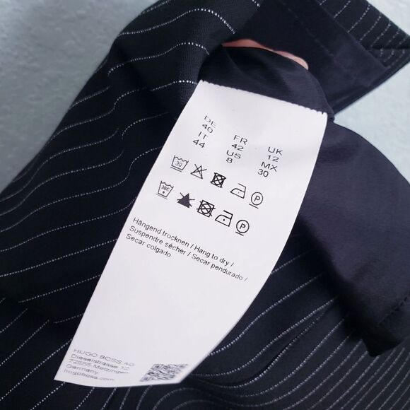 Boss Hugo‎ Boss Vimena Pinstripe Ponte Skirt - Picture 9 of 9